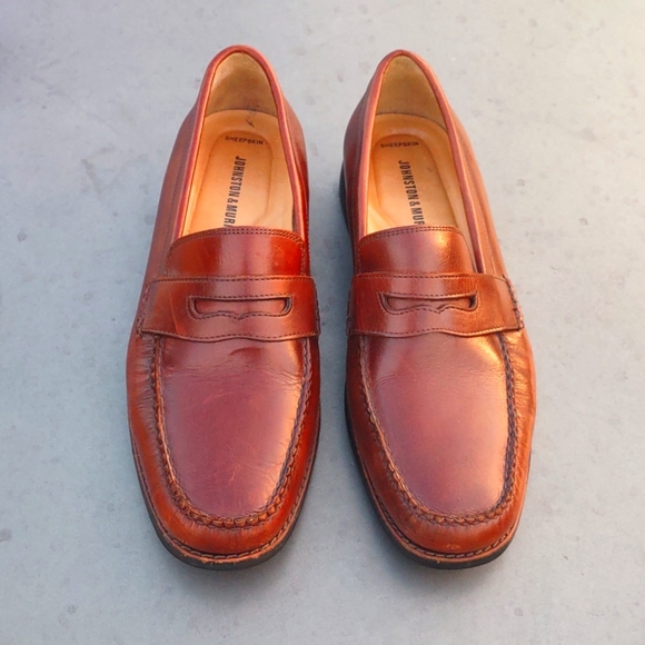 JOHNSTON MURPHY Men's Ainsworth Penny 20-7796 Mahogany - Picture 6 of 17